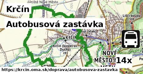 Autobusová zastávka, Krčín