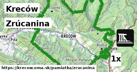 zrúcanina v Kreców