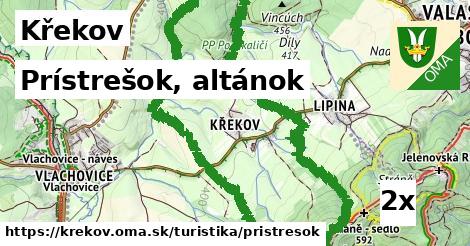 Prístrešok, altánok, Křekov