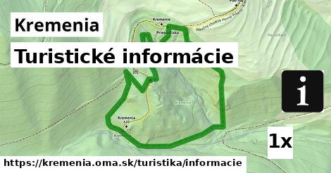 Turistické informácie, Kremenia