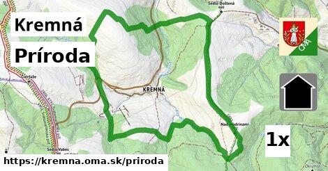 príroda v Kremná