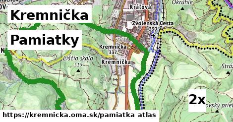 pamiatky v Kremnička