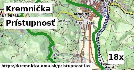 prístupnosť v Kremnička