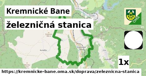 železničná stanica, Kremnické Bane