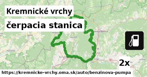 čerpacia stanica, Kremnické vrchy