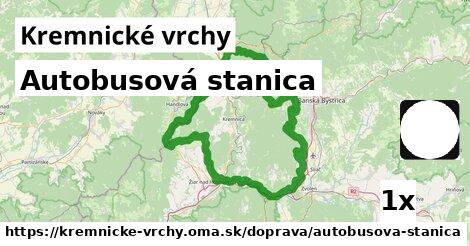 Autobusová stanica, Kremnické vrchy