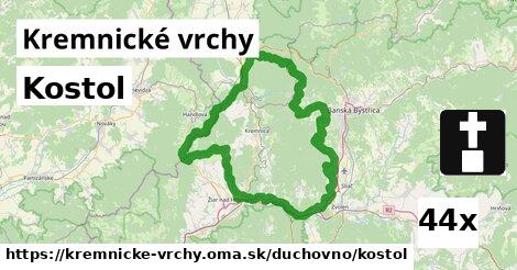 Kostol, Kremnické vrchy