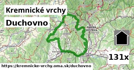 duchovno v Kremnické vrchy