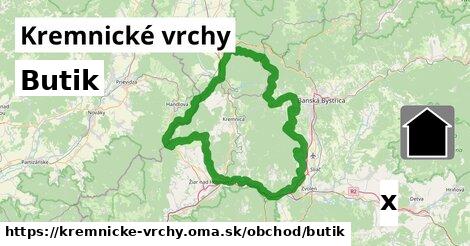 Butik, Kremnické vrchy