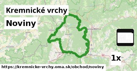 Noviny, Kremnické vrchy