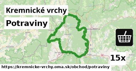 Potraviny, Kremnické vrchy