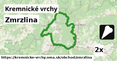 Zmrzlina, Kremnické vrchy