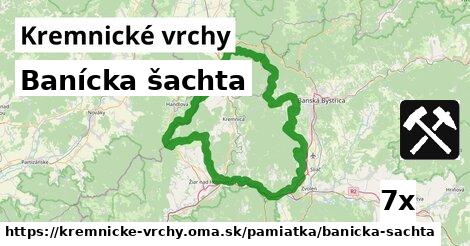 Banícka šachta, Kremnické vrchy