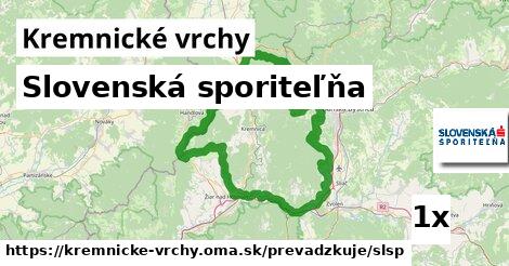 Slovenská sporiteľňa, Kremnické vrchy