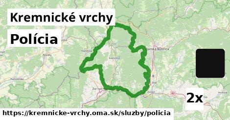 Polícia, Kremnické vrchy