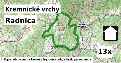 Radnica, Kremnické vrchy