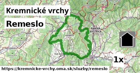 Remeslo, Kremnické vrchy