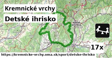 Detské ihrisko, Kremnické vrchy