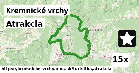 Atrakcia, Kremnické vrchy