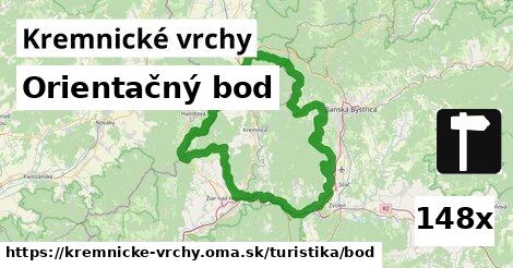 Orientačný bod, Kremnické vrchy