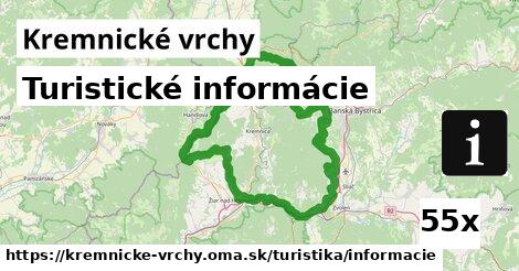 Turistické informácie, Kremnické vrchy