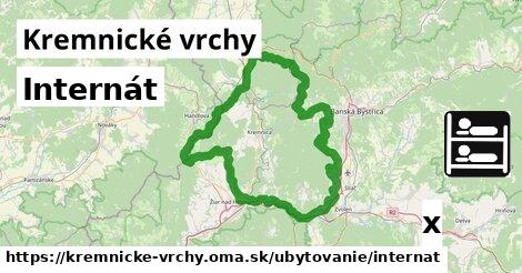 Internát, Kremnické vrchy