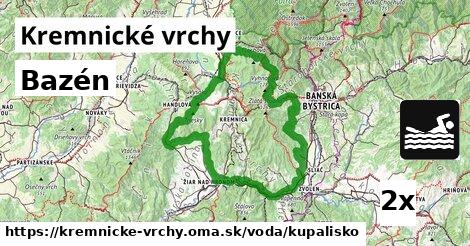 Bazén, Kremnické vrchy