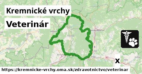 Veterinár, Kremnické vrchy