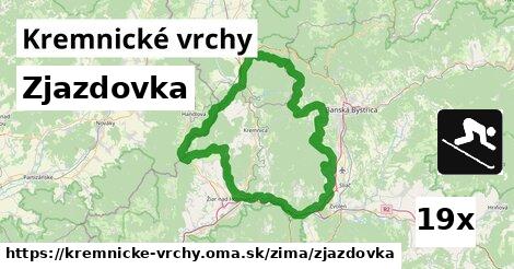 Zjazdovka, Kremnické vrchy