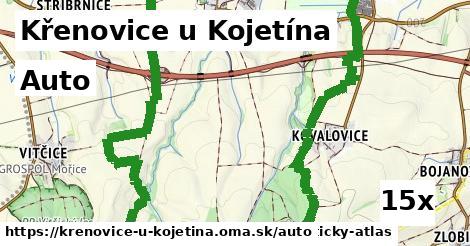 auto v Křenovice u Kojetína