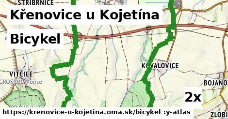 bicykel v Křenovice u Kojetína