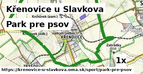 Park pre psov, Křenovice u Slavkova