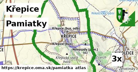 pamiatky v Křepice