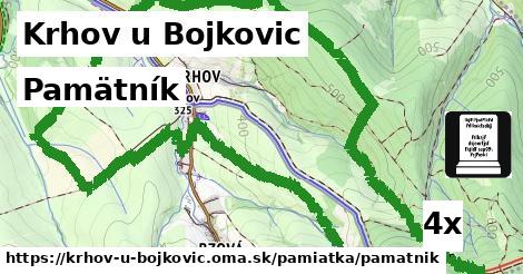 pamätník v Krhov u Bojkovic