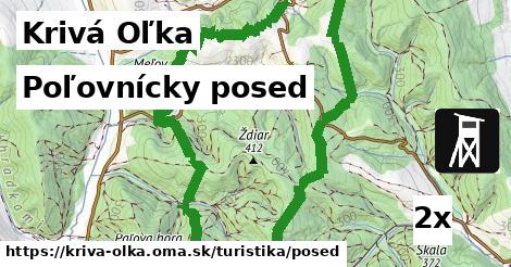 Poľovnícky posed, Krivá Oľka