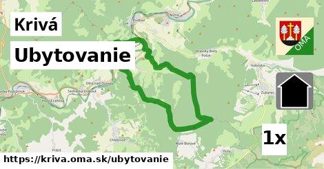 ubytovanie v Krivá