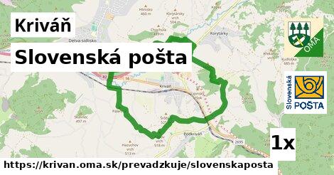 Slovenská pošta, Kriváň