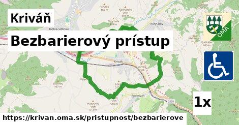 Bezbarierový prístup, Kriváň