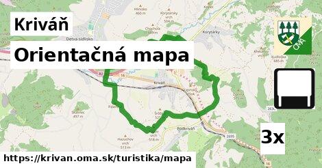 Orientačná mapa, Kriváň