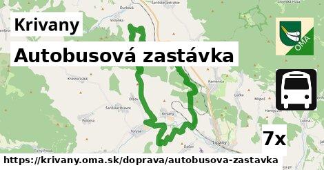 Autobusová zastávka, Krivany