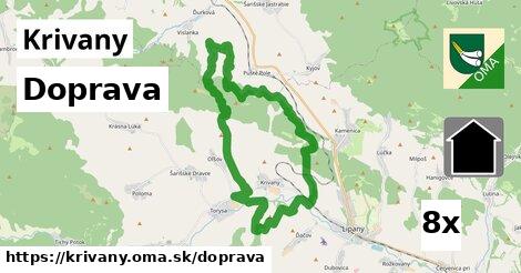 doprava v Krivany