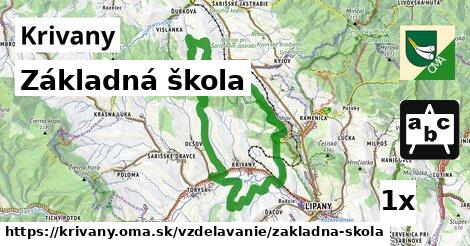 Základná škola, Krivany