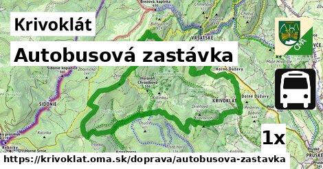 Autobusová zastávka, Krivoklát