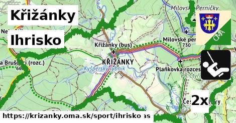 Ihrisko, Křižánky