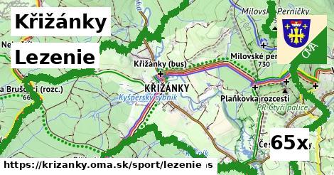 Lezenie, Křižánky