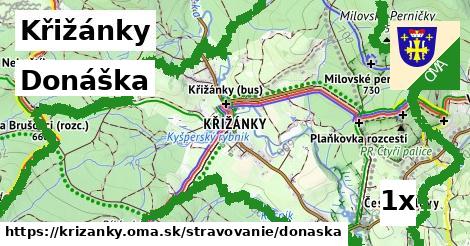 Donáška, Křižánky