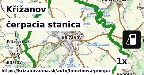 čerpacia stanica, Křižanov