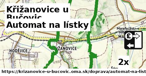Automat na lístky, Křižanovice u Bučovic