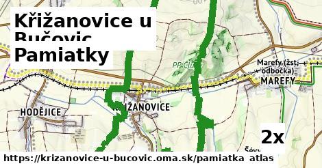 pamiatky v Křižanovice u Bučovic