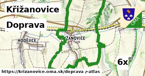 doprava v Křižanovice